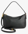 Style & Co Medium Zippered Shoulder Bag, Exclusively At Macy's In Deep Black