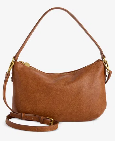 Style & Co Medium Zippered Shoulder Bag, Exclusively At Macy's In Tortoise Shell