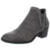 Style & Co Meridaa Womens Solid Booties In Silver