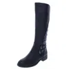 Style & Co Milah Womens Tall Casual Mid-calf Boots In Black