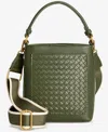 Style & Co Mini Woven Bucket Bag, Macy's Exclusive In Green