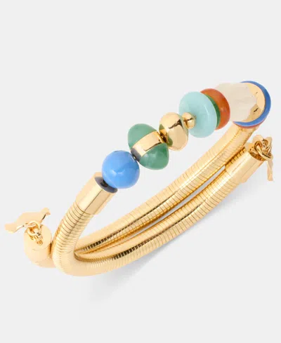 Style & Co Mixed Bead Stretch Bracelet, Macy's Exclusive In Gold