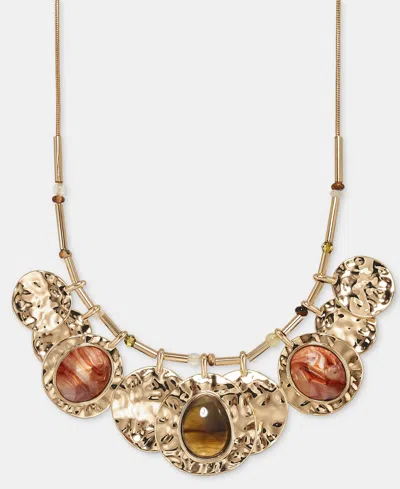 Style & Co Multi-jewel Shaky Statement Necklace, 16" + 3" Extender, Macy's Exclusive In Gold