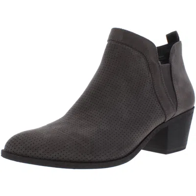 Style & Co Myrrah Womens Faux Suede Pointed Toe Shooties In Black