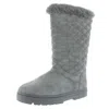 Style & Co Nickyy Womens Quilted Suede Winter Boots In Multi