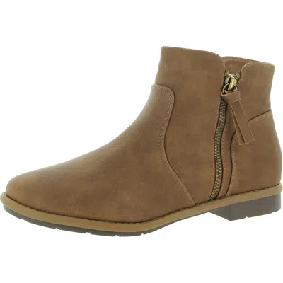 Style & Co Oaklynn Womens Padded Insole Dressy Booties In Multi