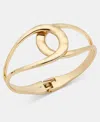 Style & Co Open Bypass Bangle Bracelet, Macy's Exclusive In Gold