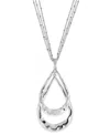Style & Co Orbital Pendant Necklace, 36" + 3" Extender, Macy's Exclusive In Silver