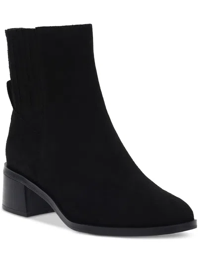 Style & Co Women's Orleyy Zip Dress Booties, Created For Macy's In Black Micro