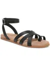 STYLE & CO PARNIKKA WOMENS FAUX LEATHER CRISS-CROSS SLINGBACK SANDALS