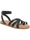 Style & Co Parnikka Womens Faux Leather Criss-cross Slingback Sandals In Multi
