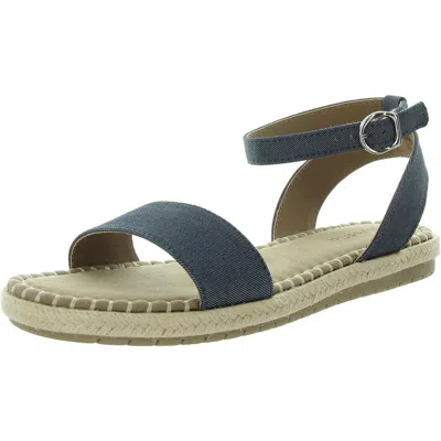 Style & Co Peggyy Womens Denim Manmade Espadrilles In Multi