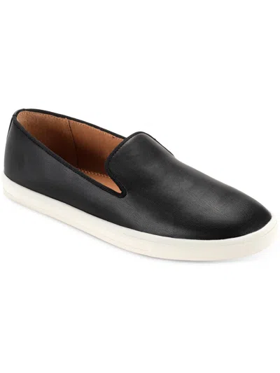 Style & Co Pennyy Womens Slip On Lifestyle Casual And Fashion Sneakers In Black