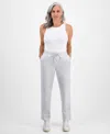 Style & Co Petite Cotton Fleece Drawstring Sweatpants, Created For Macy's