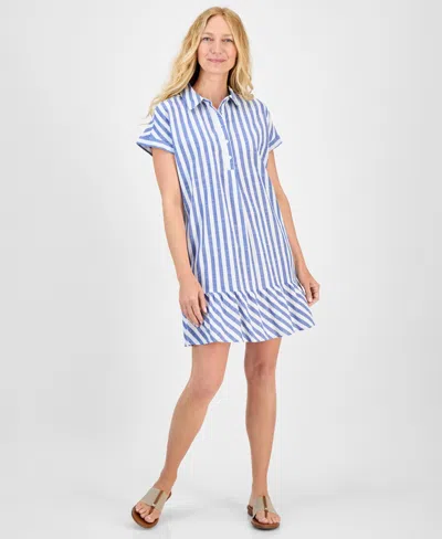 Style & Co Petite Cotton Shirtdress, Exclusively At Macy's