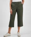 Style & Co Women's Mid-rise Pull-on Capri Pants, Regular & Petite, Exclusively At Macy's In Olive Drab