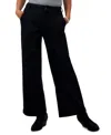 Style & Co Petite High-rise Wide-leg Jeans, Created For Macy's In Black