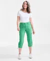 Style & Co Women's Cargo Capri Pants, Regular & Petite, Created For Macy's In Hampton Green
