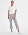 Style & Co Petite Mid-rise Curvy Roll-cuff Capri Jeans, Created For Macy's