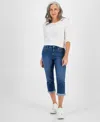 Style & Co Petite Mid-rise Curvy Roll-cuff Capri Jeans, Created For Macy's In The End