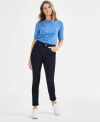 STYLE & CO PETITE MID-RISE CURVY SKINNY JEANS, CREATED FOR MACY'S