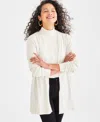 Style & Co Petite Polar Fleece Vest, Created For Macy's In Berried Treasure