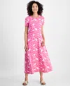 Style & Co Petite T-shirt Midi Dress, Exclusively At Macy's
