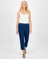 Style & Co Petite Tapered-leg Pull-on Jeans, Exclusively At Macy's In Blue