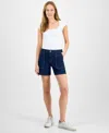 Style & Co Petite Utility-pocket Denim Shorts, Exclusively At Macy's