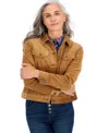 Style & Co Petites Corduroy Jacket, Created For Macy's In Caramel Kiss