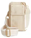 Style & Co Phone Crossbody Wallet, Created For Macy's In Mtl Gold