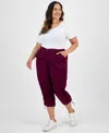 Style & Co Plus Size Cargo Capri Pants, Exclusively At Macy's In Multi