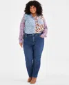 Style & Co Plus Size High-rise Straight-leg Jeans, Exclusively At Macy's In Blue