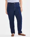 Style & Co Plus Size High-rise Straight-leg Jeans, Exclusively At Macy's In Blue