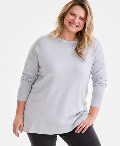 STYLE & CO PLUS SIZE TUNIC SWEATER, EXCLUSIVELY AT MACY'S