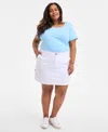 Style & Co Plus Size Zig Zag Mini Skirt, Exclusively At Macy's