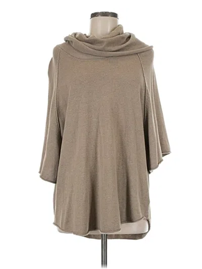 Pre-owned Style & Co Poncho In Brown