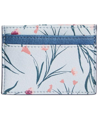 Style & Co Printed Card Case, Created For Macy's In Shannon Floral