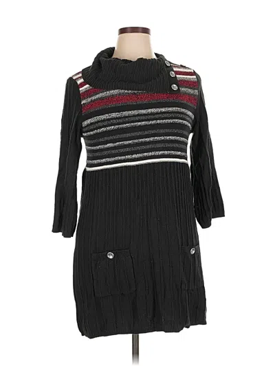 Pre-owned Style & Co Pullover Sweater In Black