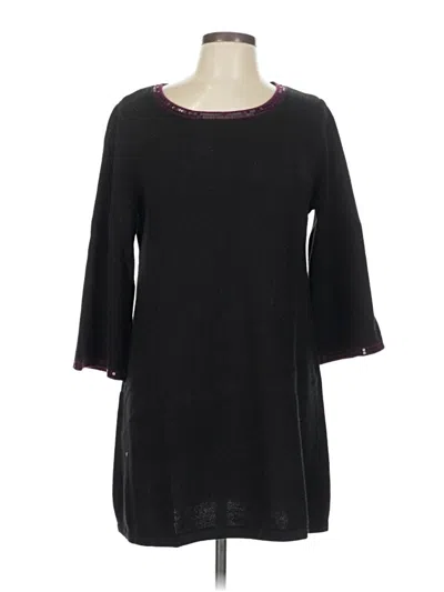 Pre-owned Style & Co Pullover Sweater In Black