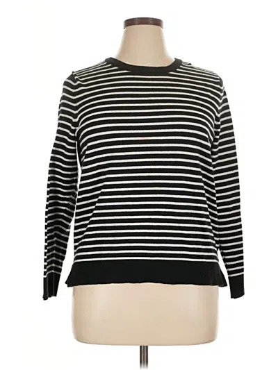 Pre-owned Style & Co Pullover Sweater In Black