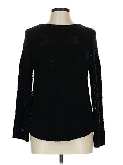 Pre-owned Style & Co Pullover Sweater In Black