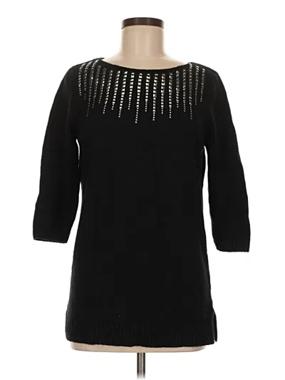 Pre-owned Style & Co Pullover Sweater In Black