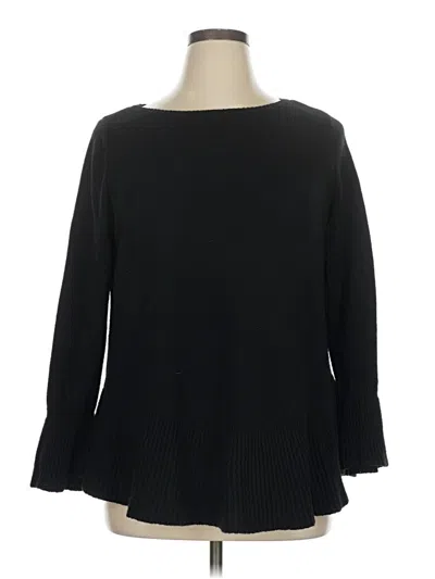 Pre-owned Style & Co Pullover Sweater In Black