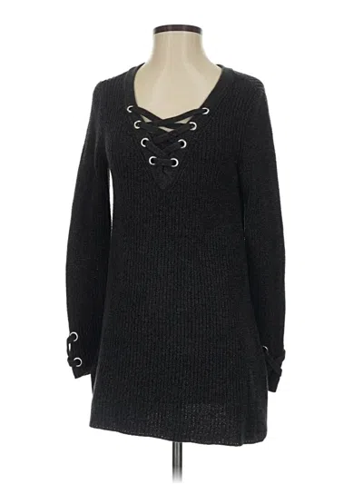 Pre-owned Style & Co Pullover Sweater In Black