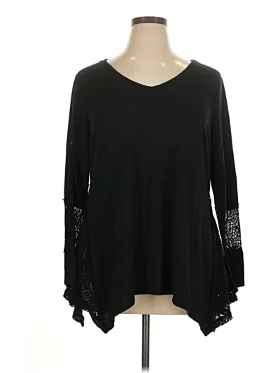 Pre-owned Style & Co Pullover Sweater In Black