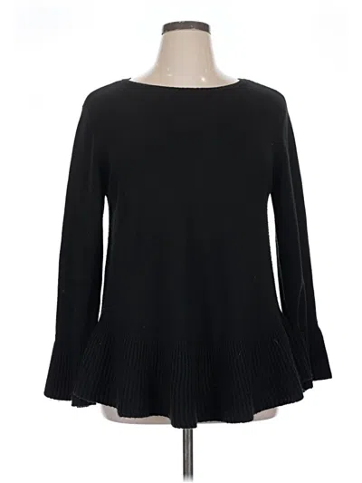 Pre-owned Style & Co Pullover Sweater In Black