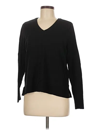 Pre-owned Style & Co Pullover Sweater In Black