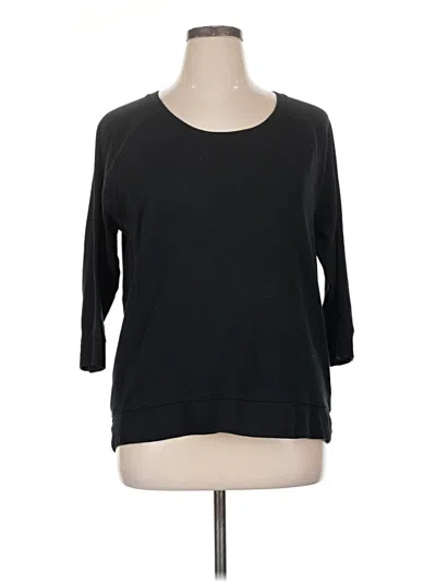 Pre-owned Style & Co Pullover Sweater In Black