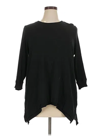 Pre-owned Style & Co Pullover Sweater In Black